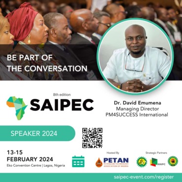 Dr. David .E. Emumena (Speaker) - The Sub Saharan Africa International Petroleum Exhibition and Conference (SAIPEC)