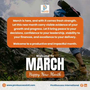 Welcome to March 2026 - Happy New Month!